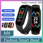 Смарт-часы M6 для мужчин и женщин, спортивный фитнес-браслет с пульсометром, Смарт-часы для Xiaomi Smart Band PK M3 M4 M5 Y68 D20