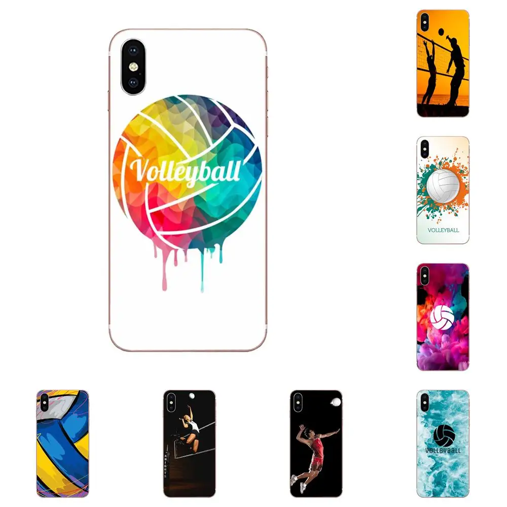 Волейбол спортивные мягкий чехол для мобильного телефона Galaxy J1 J2 J3 J330 J4 J5 J6 J7 J730 J8