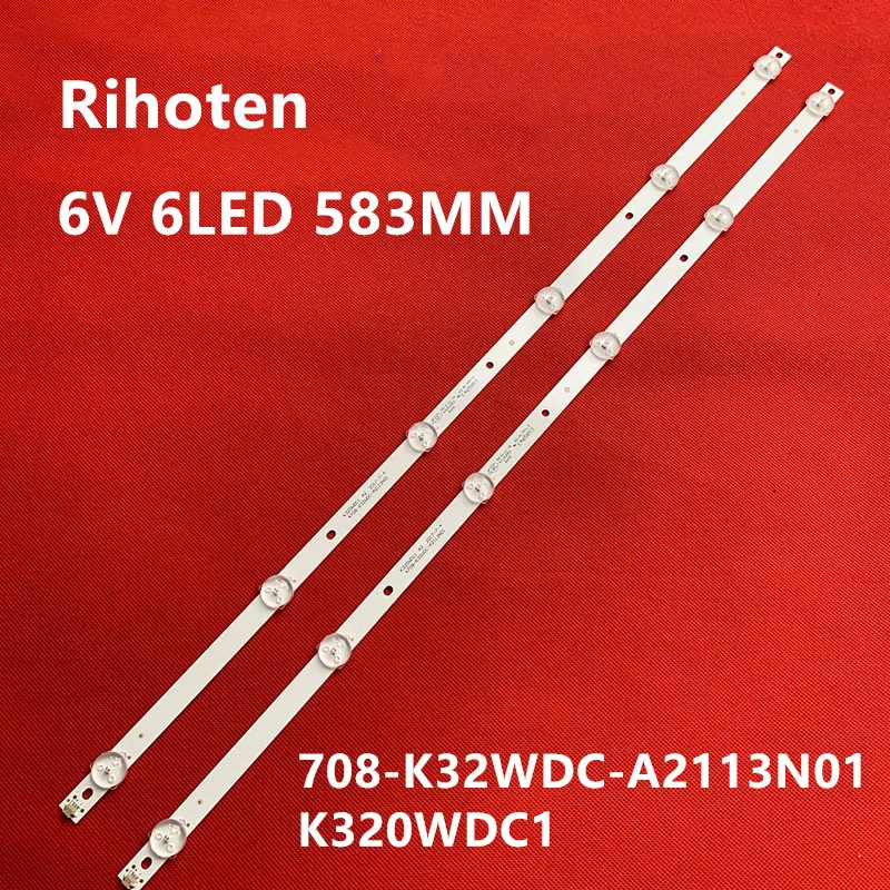 Светодиодная лента для подсветки 6 светодиодов 583 мм в 4 шт.|Светодиодные панели| |