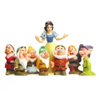 Мини-миниатюры принцессы карликовые 8 шт.компл., детская игрушечная Статуэтка из смолы, украшение сказочное садовое, украшение для дома, подарок