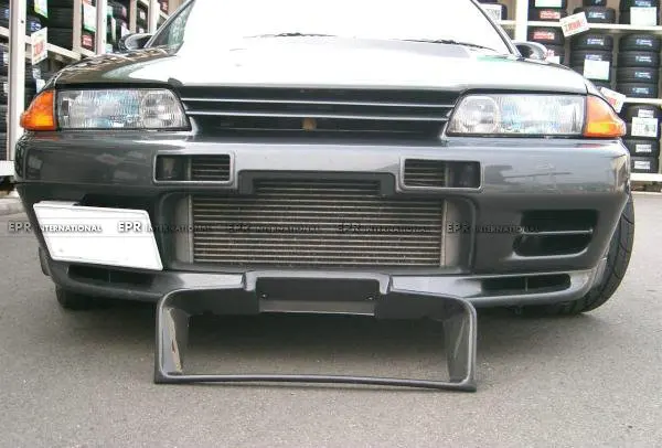Для Nissan R32 Skyline GTR OE Style FRP волокно Неокрашенный передний бампер интеркулер