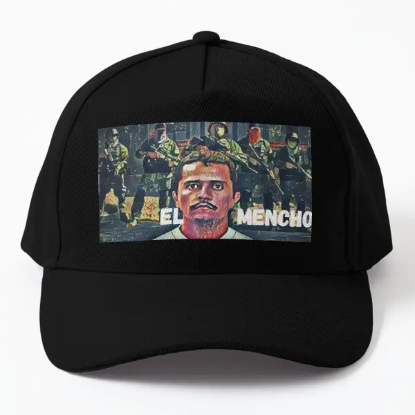 

El Mencho The Real Narco Baseball Cap Hat Black Printed Spring Casquette Casual Mens Summer Women Hip Hop Bonnet Solid Color