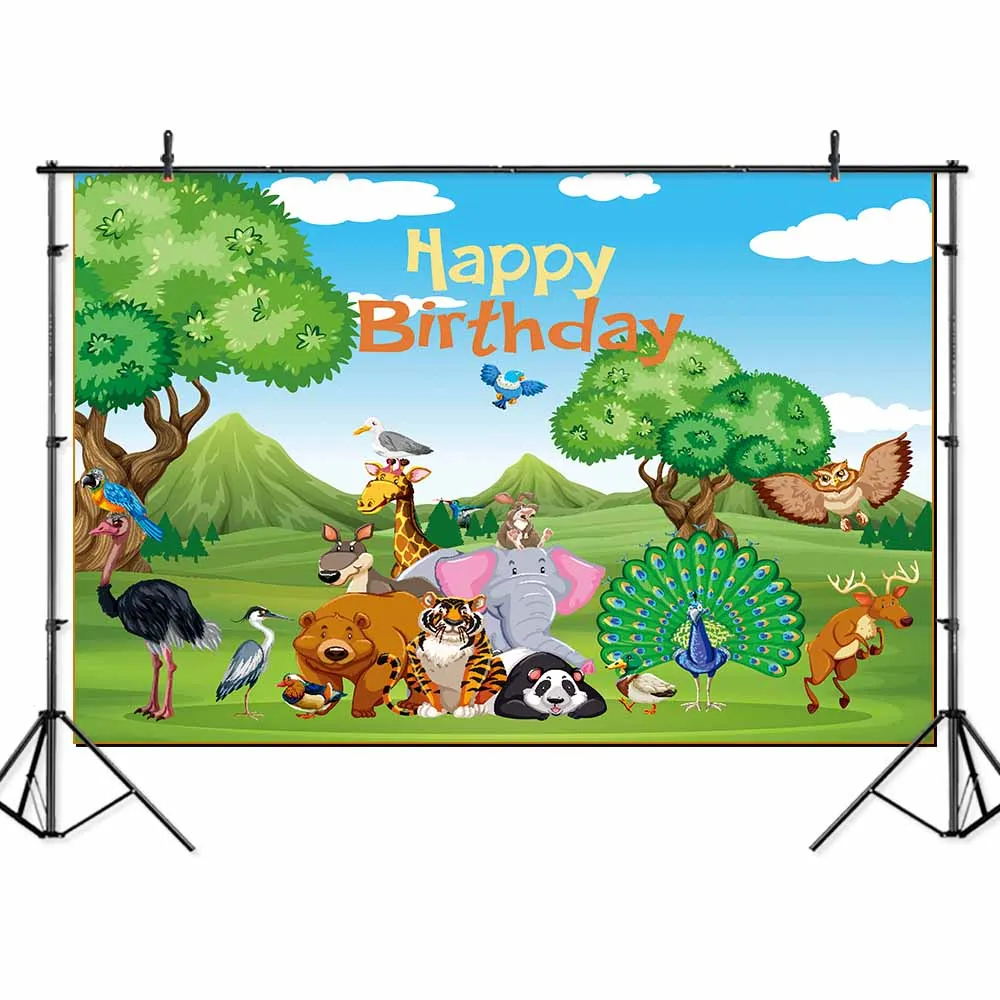 Тонкий Виниловый фон для студийной фотосъемки новорожденных с изображением леса