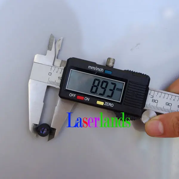 Стеклянные линзы с покрытием 10 шт. 8 3 нм синий лазерный диод M9/P0.5 F = для лазерного