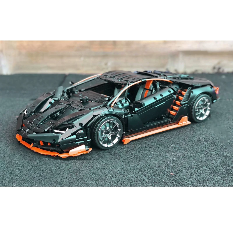 Technic MOC Serries Lamborghini Centenario 1:8 hypercar Sports Car Daniel MOC-39933 Building Block Bricks Model DIY Toys Gifts | Игрушки и
