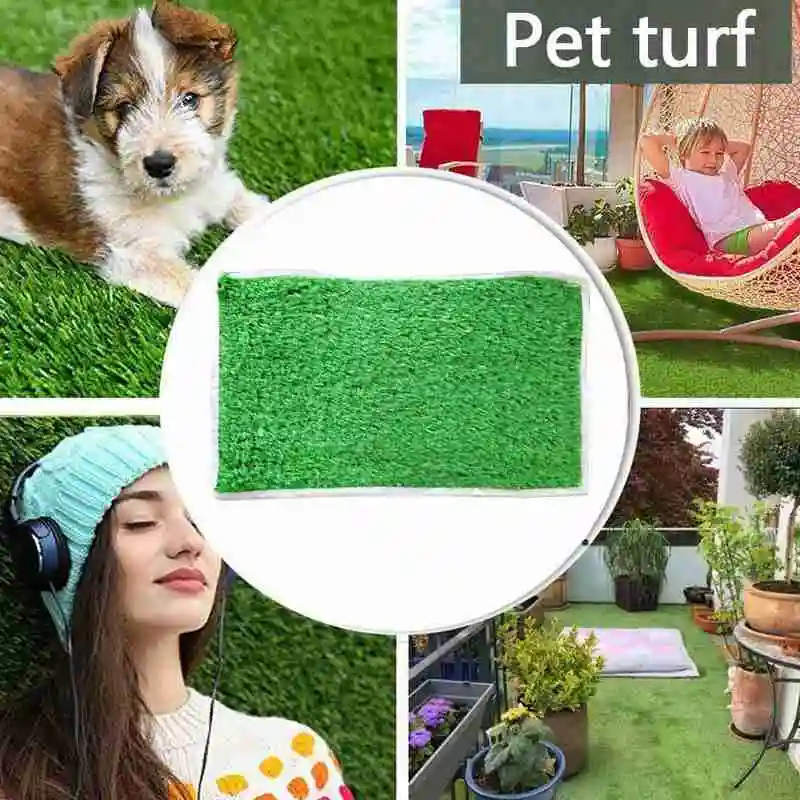 

Cat Dog Grass Toilet Mat Indoor Potty Trainer Grass Turf Patch Pad Pet Supplies Pet Toilet Bedpan Kitten Dog Clean Toilette