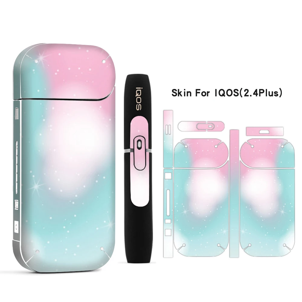 9 Galaxy наклейка печать кожи для IQOS наклейка 2,4 Plus 2,4 p электронная сигарета обложка чехол - Цвет: 9