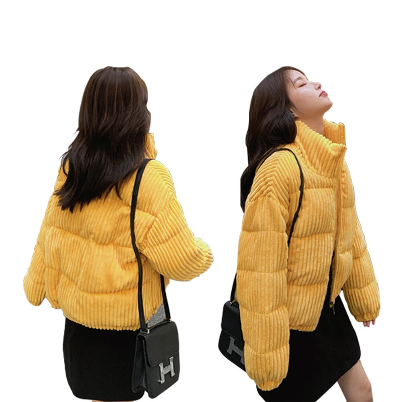 

Women's Corduroy Puffer Jacket
