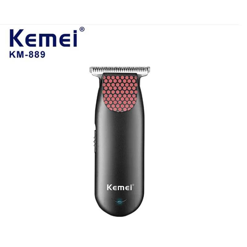 

kemei hair trimmer KM-889 cordless rechargeable hair clipper 0mm oilhead clipper carving hair mini haircut machine beard trimmer