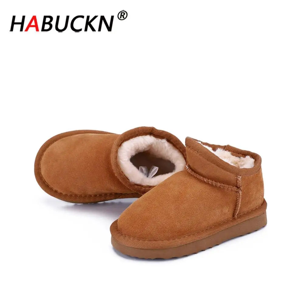 HABUCKN/детские зимние ботинки в классическом австралийском стиле Зимние теплые