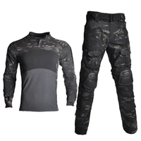 newest tactical long sleeve shirt military high quality gym camouflage army long sleeve tee soldiers combat clothing hunting