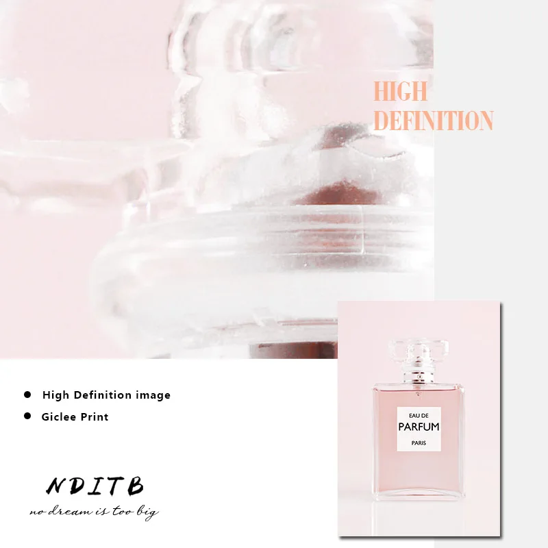 Модный постер для макияжа и печать карта парфюма цветов Парижа холст живопись