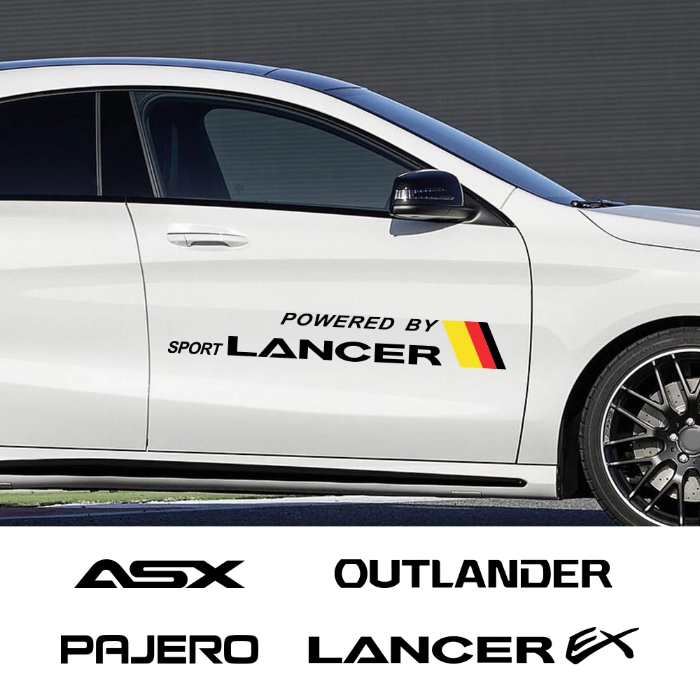 Наклейки на боковые двери автомобиля для Mitsubishi ASX Colt конкурентоспособной Delica Eclipse