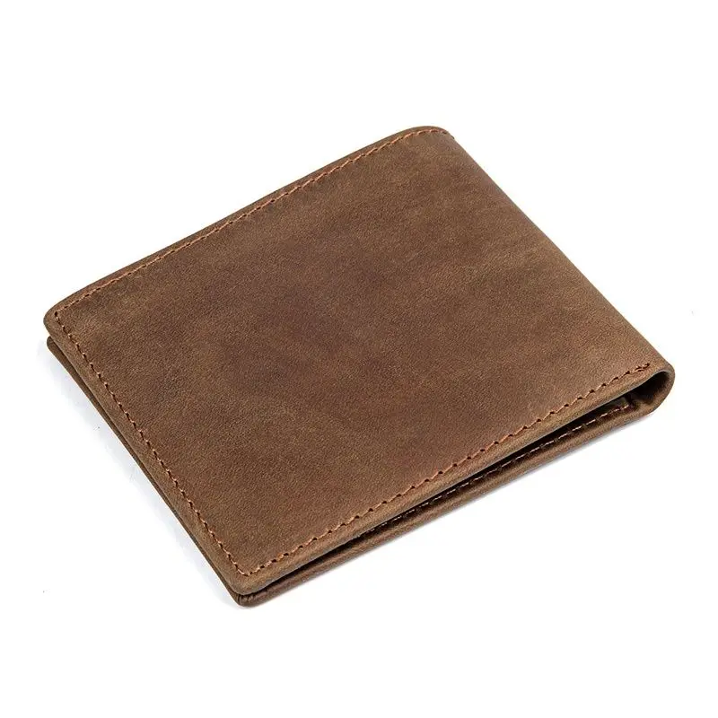 Специальная распродажа винтажные коричневые мужские кошельки из плотной