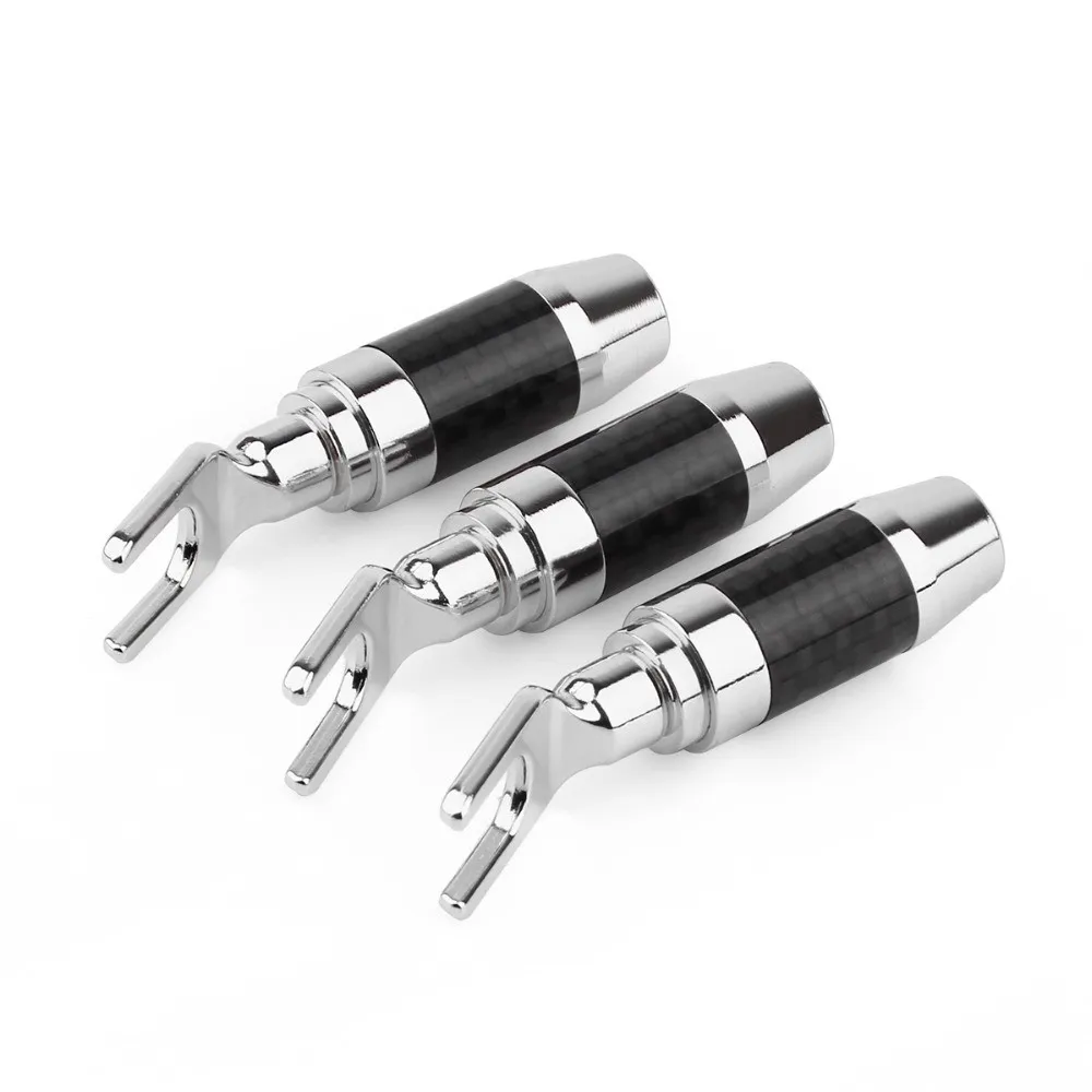 Родиевый банановый разъем винт из углеродного волокна U/Y образной вилки