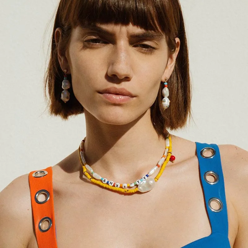 Серьги в стиле барокко серги с жемчугом корейская мода высокое качество женские