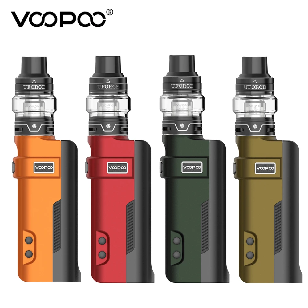 VOOPOO REX 80 Вт вейп мод комплект 5 мл Емкость Uforce Танк W/атомайзер катушки без 18650