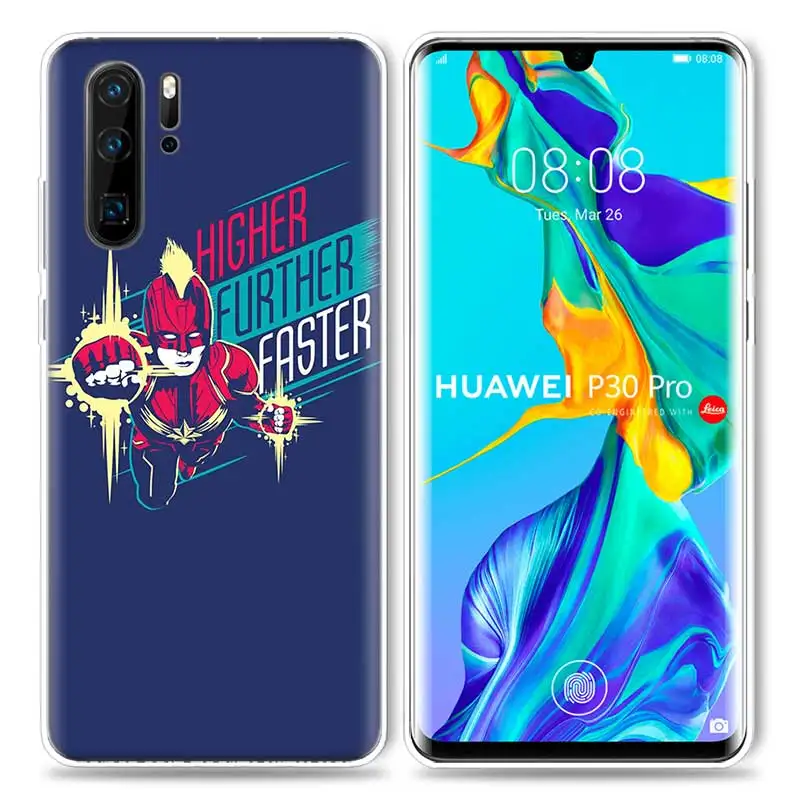 S08 Марвел Капитан чехол для huawei P20 P30 P Smart Z Plus P10 P9 P8 mate 30 10 20 Lite Pro силиконовый чехол для телефона - Цвет: S08