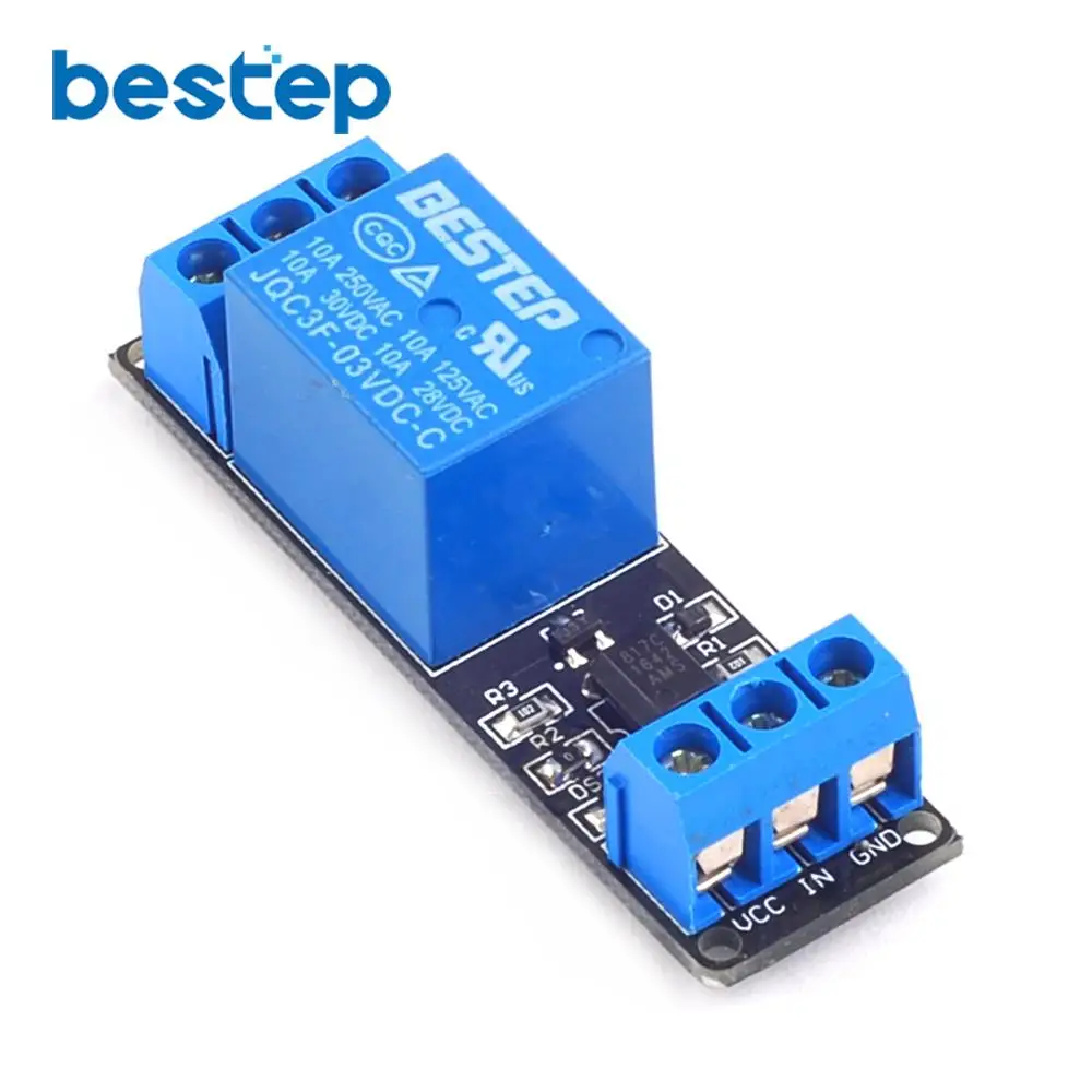 1 канальный релейный модуль 3 в В низкоуровневый триггер с оптроном выход