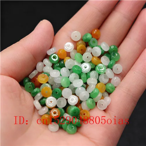 Сделай Сам натуральные трехцветные нефритовые бусины Jadeite Septa изумрудные