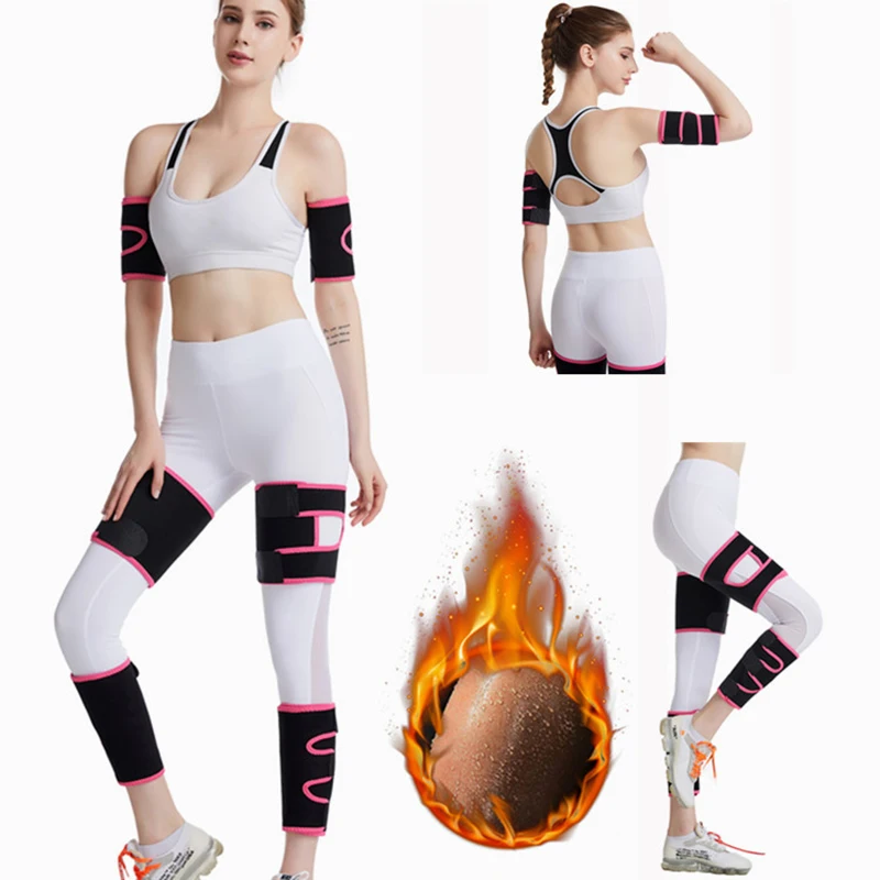 

Outdoor sports knee pads suit fitness sweating leggings fitness elbow pads wrist straps