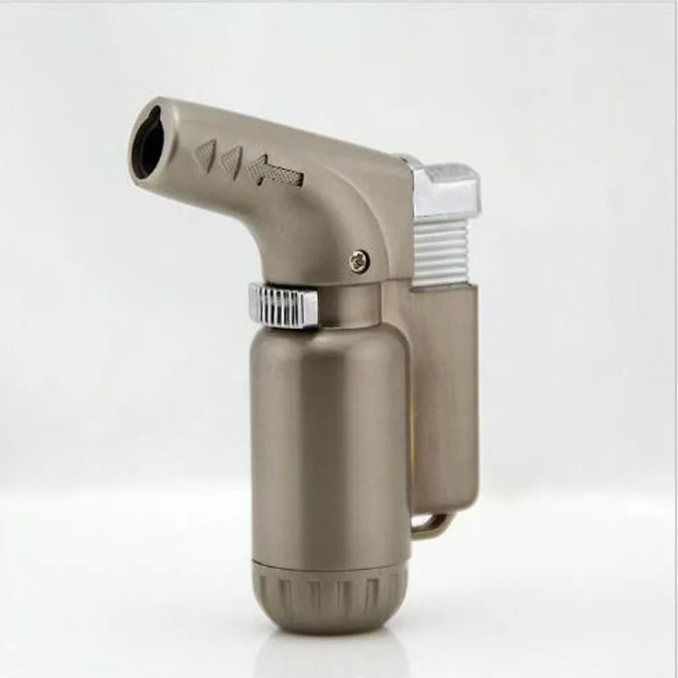 

Creative Mini Spray Gun Torch Lighter Portable Kitchen Lighter Jet Flame Gas Lighter Cigar Cigarette Lighter Smoking Accessories