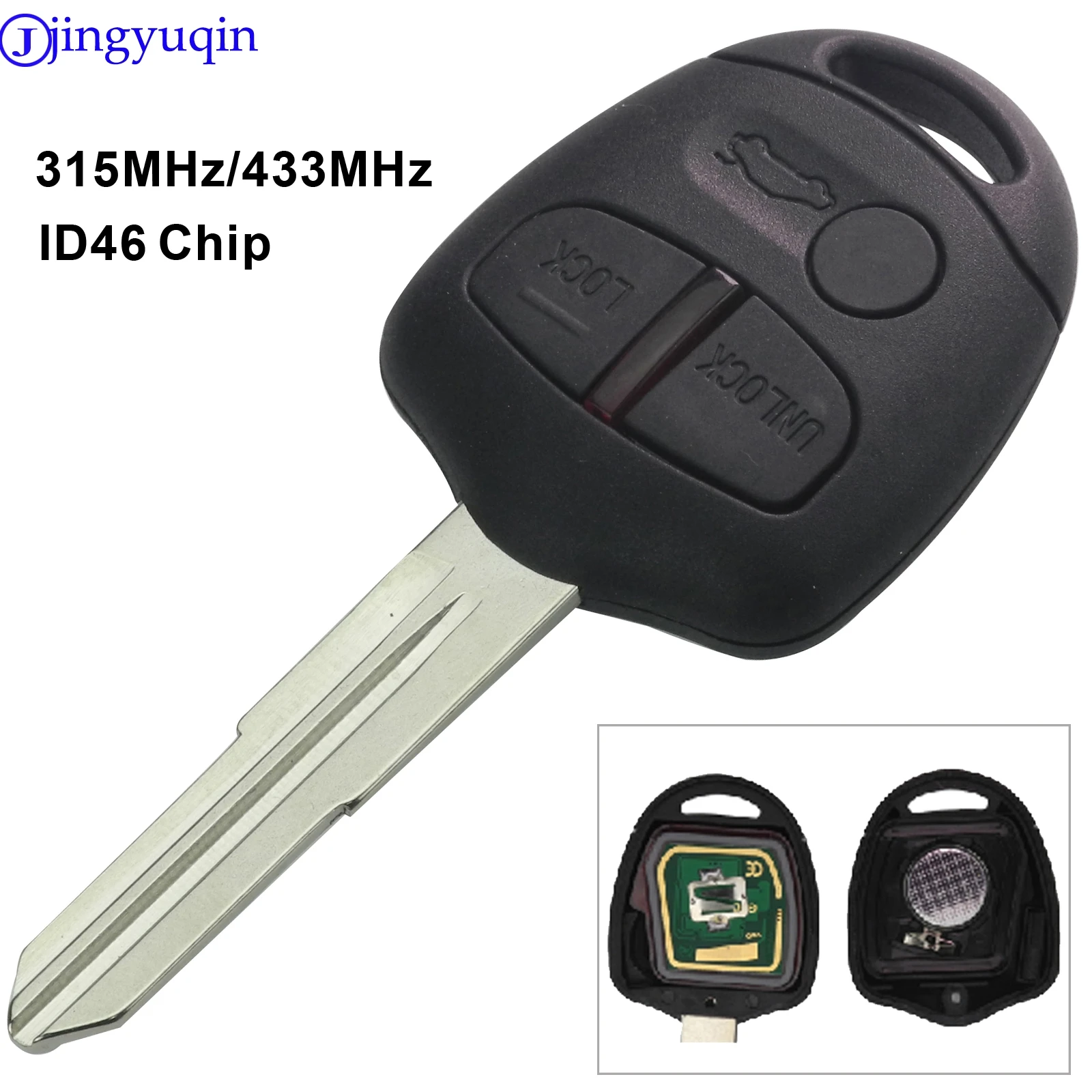 Jingyuqin 2/3 кнопочный Автомобильный ключ дистанционного управления для MITSUBISHI Outlander