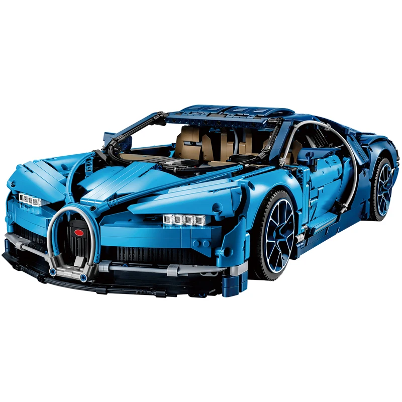 

New Bugattied Building Blocks Gifts Bricks Racing Car Super Speed Trucks Car Toys For Kids Children Boyfriend Gifts