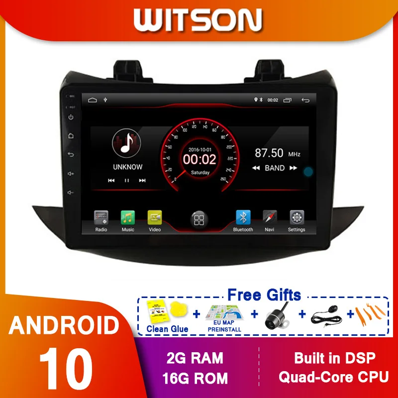 WITSON 9 &quotFULL HD сенсорный экран Android 10 0 Восьмиядерный Автомобильный GPS