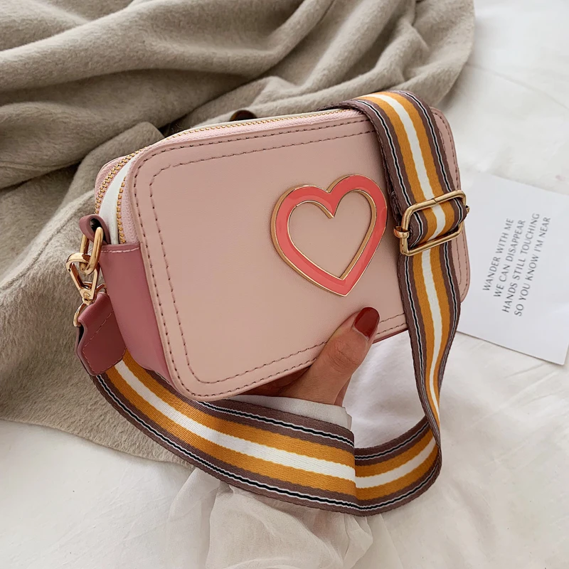 2019 контрастного цвета кожаные сумки через плечо для женщин модные простые на