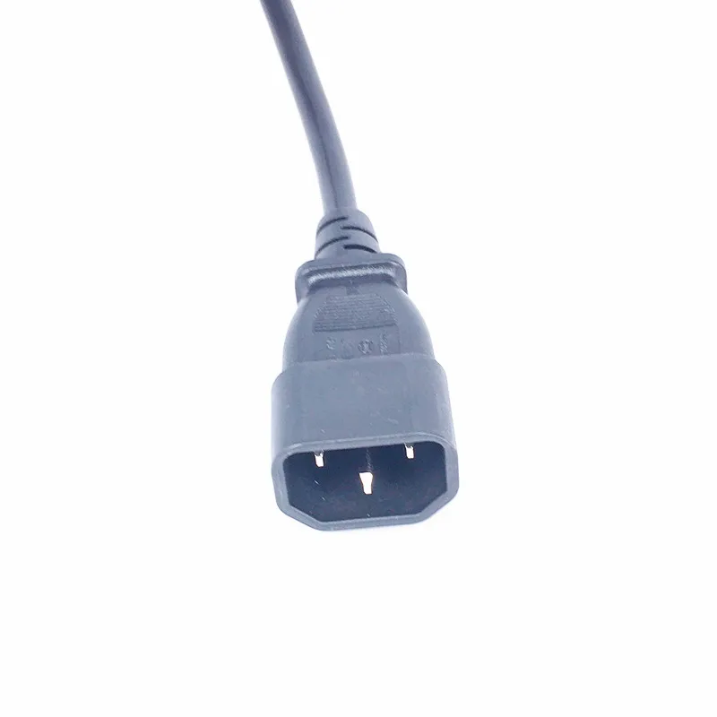 Удлинитель IEC320 C13 C14 из черной меди и ПВХ 10 А 0 3 м| |