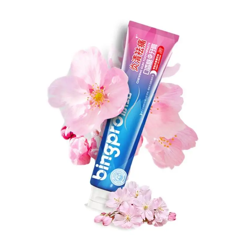 Жевательная зубная паста для десен 100 г/180 г свежая Цветочная ароматическая