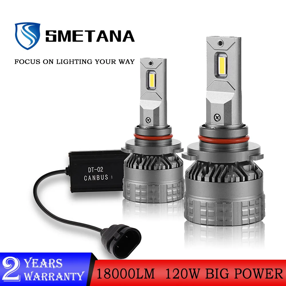

Светодиодные противотуманные фары SMETANA V7 9005 9006 2 шт Canbus