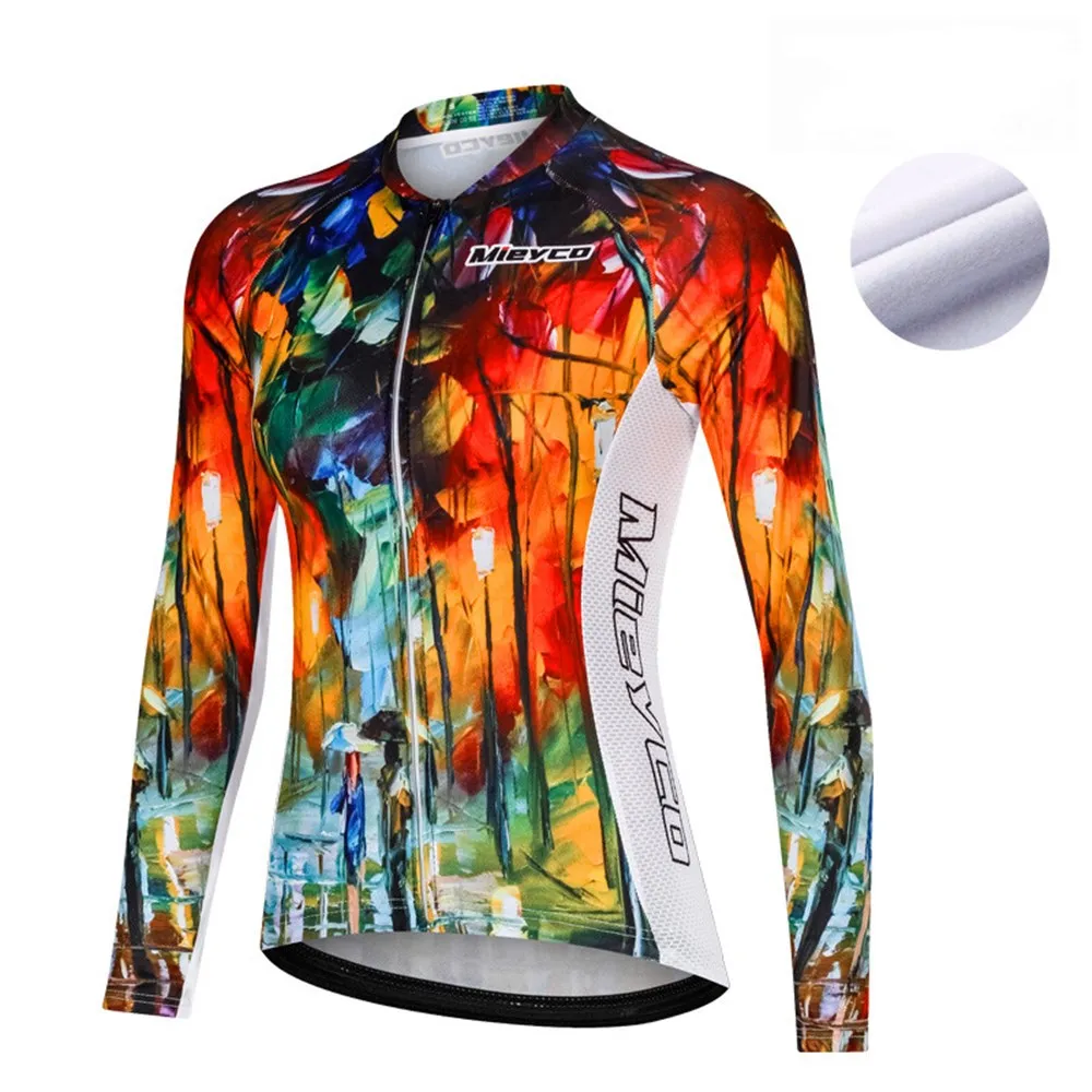 

Winter Thermal Fleece Cycling Jersey Long Sleeve mtb Shirt maillot ciclismo Mountain Bike Jersey Motocross Bicycle clothes