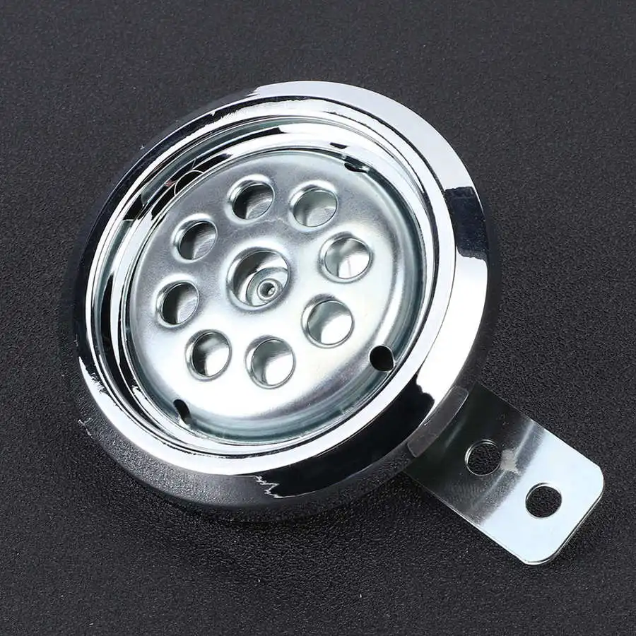 Универсальный клаксон мотоцикла Водонепроницаемый 110dB громкий 12V 85mm W/Вафельная