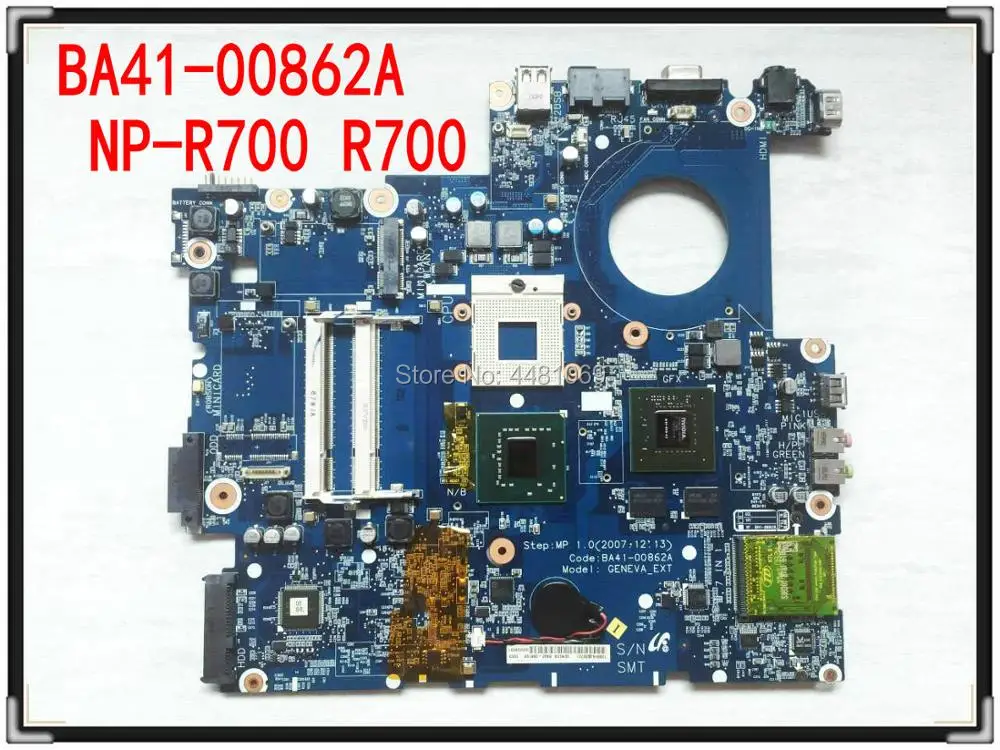 BA41-00862A для samsung BA41-00863A R700 материнская плата ноутбука 965PM DDR2 с бесплатной