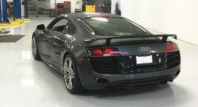 

FOR Audi R8 spoiler 08--15 year carbon fiber Two layers rear wing regula style sports accessories V8 V10