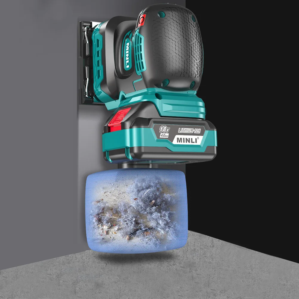 Cordless Random Orbit Sander Professional Lithium-Ion Polishing Machine for Makita 18V Battery Brushless Speed Control No Batter |