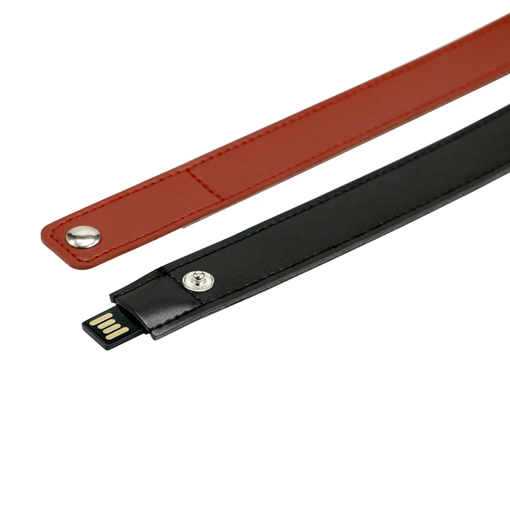 Флеш-накопитель полной емкости 64G, кожаный браслет с Usb флеш-картой 16G, 32G, браслет, Usb флешка 8 GB, флэш-диск