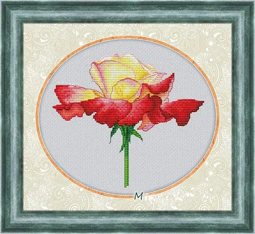 Набор для вышивки крестом Аватар мыши RS хлопок с изображением фонографа