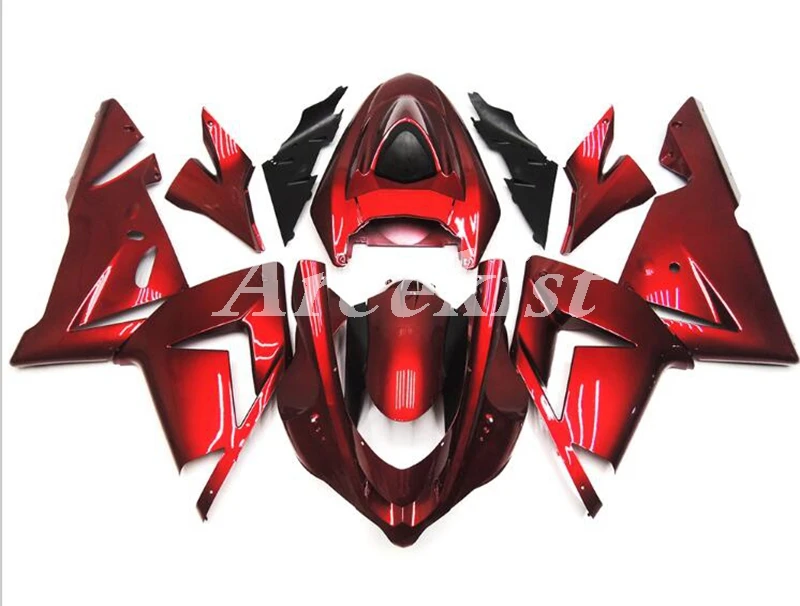 

Новый ABS весь обтекатели комплект подходит для Kawasaki Ninja ZX-10R ZX10R 10R 2004 2005 04 05 средства ухода за кожей комплект красное глянцевое пресс