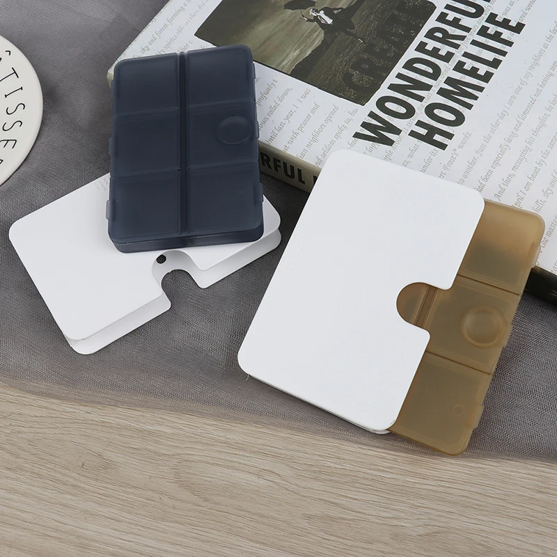 

1PCS Dispenser Organizer Pill Box Pill Storage Organizer Container Pill Case Days Weekly Pill Case 6 Grids Medicine Tablte