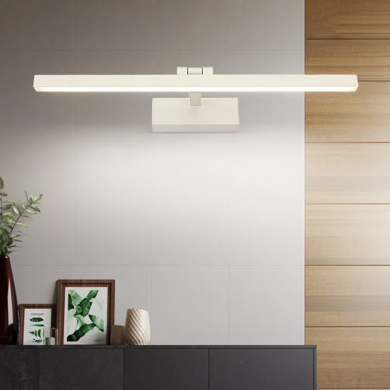 

LED Mirror Headlight Bathroom Nordic Bathroom Mirror Cabinet Mirror Light Aisle Painting Headlight