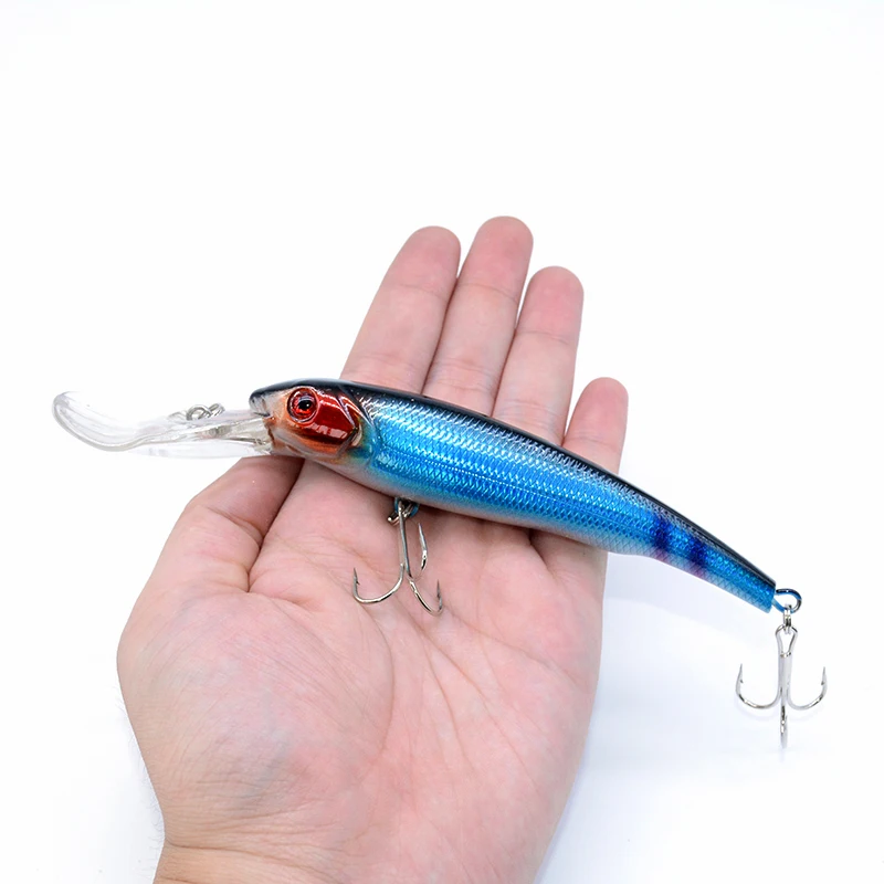 1 шт. рыболовная приманка искусственный воблер для глубокой рыбалки жесткая с