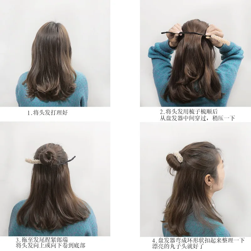 Жемчуг кристалл Braiders инструмент для женщин Классическая Волшебная завивка волос