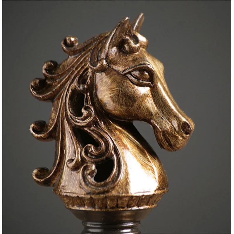 Американские деревенские Винтажные Украшения из смолы ремесло шахматные