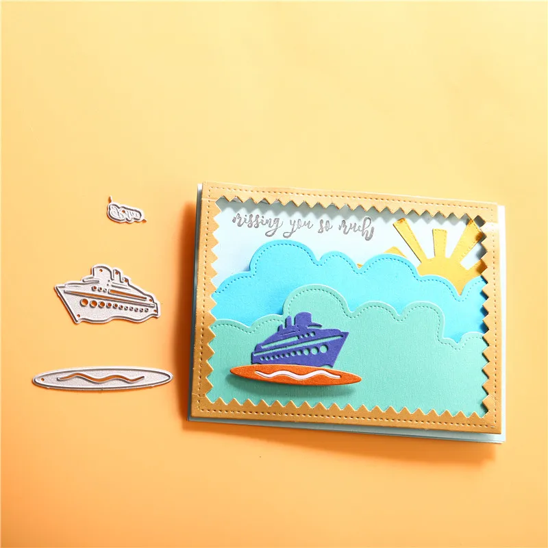 Eastshape яхта на море металлические режущие штампы баржа Релакс для изготовления