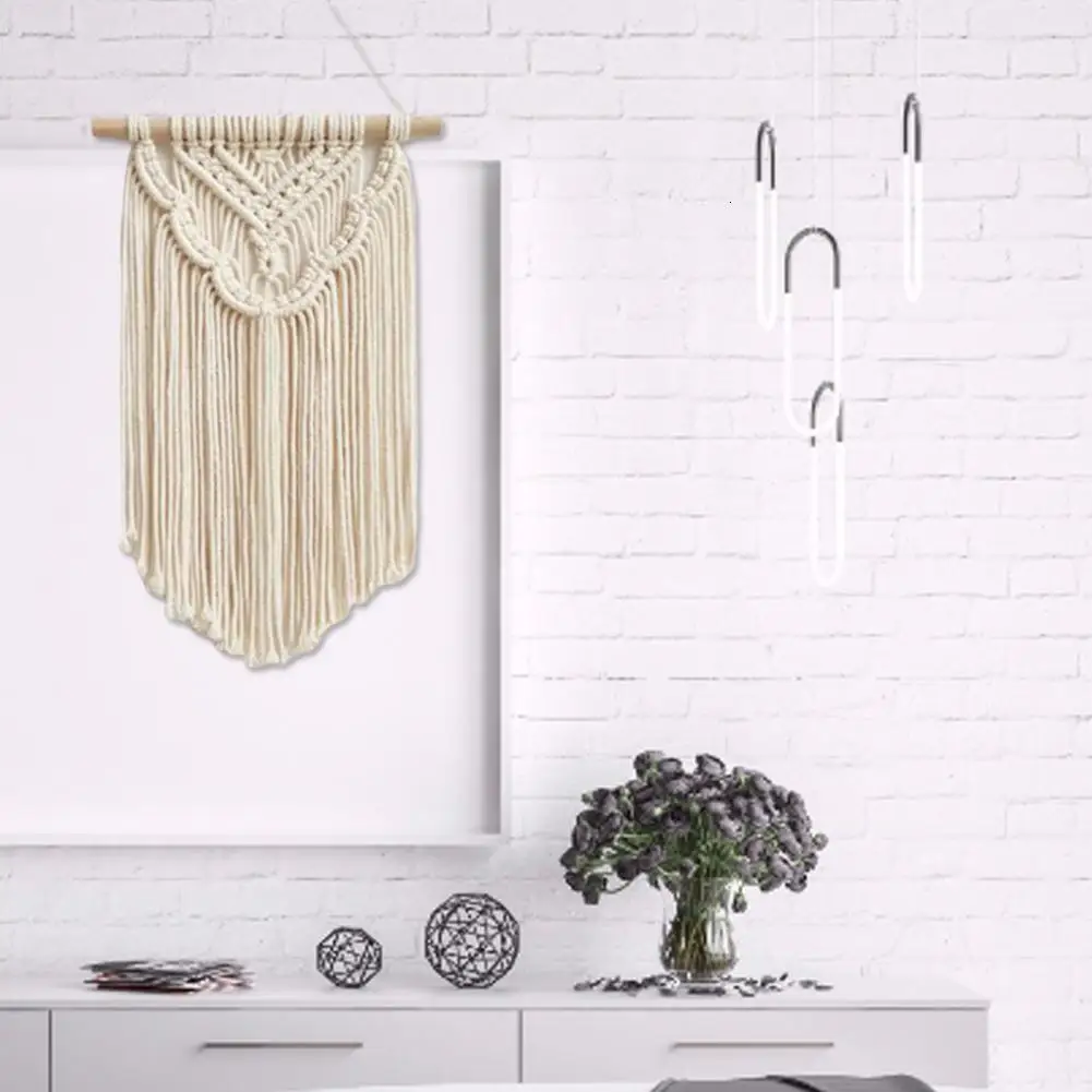 Нордический макраме Тканый гобелен Бохо шикарный богемный настенный Декор для