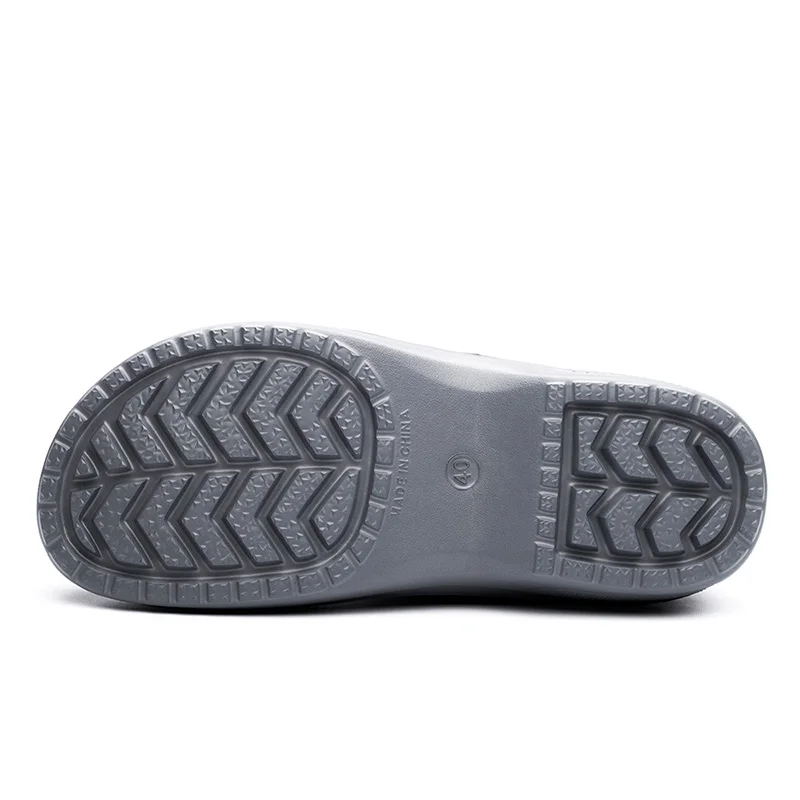 

EVA Hotel Kitchen Clogs Non-slip Waterproof Oil-proof Work Shoes Breathable Resistant Kitchen Cook Chef Shoes Plus Size 39-49