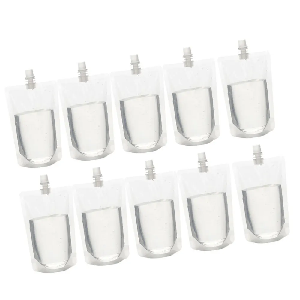 

30Pcs 200ML Transparent Drinks Flasks Pouch Reusable Beverages Drinking Flasks